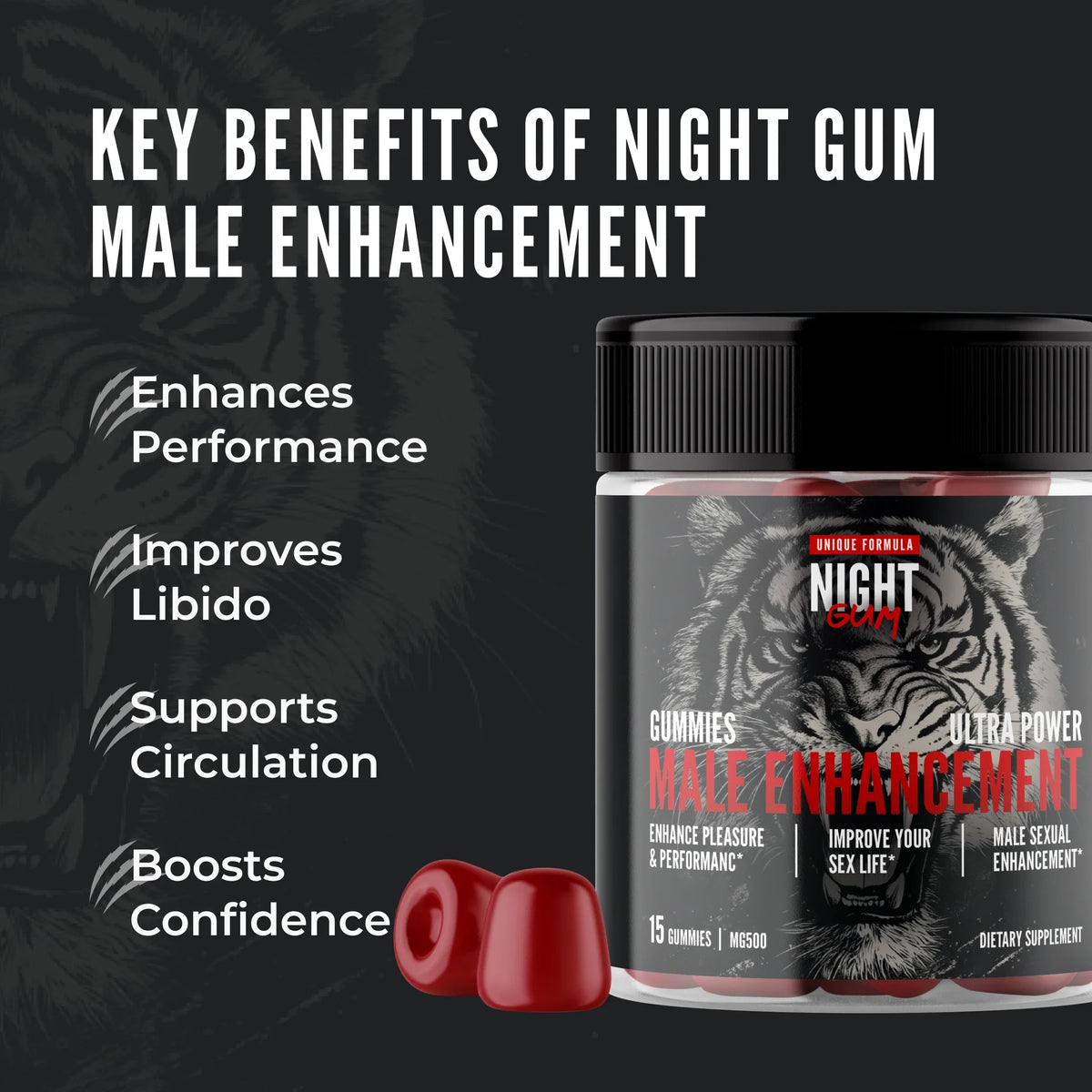 Night Gum Male Enhancement Gummies