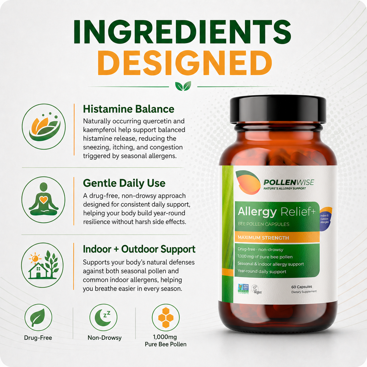 PollenWise Allergy Relief+
