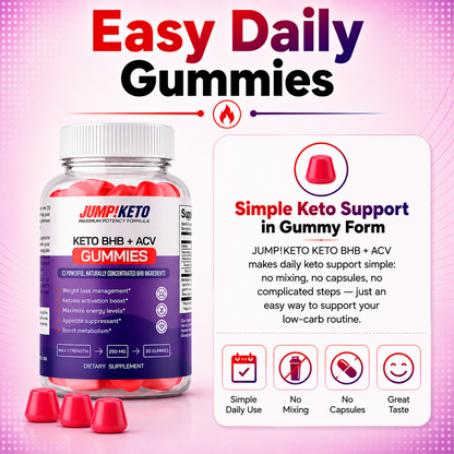 JUMP!KETO BHB + ACV Gummies