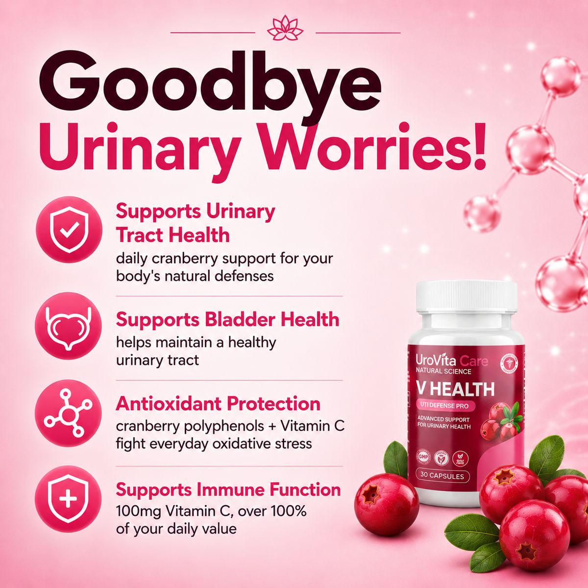 UroVita Care - V Health UTI Defense Pro