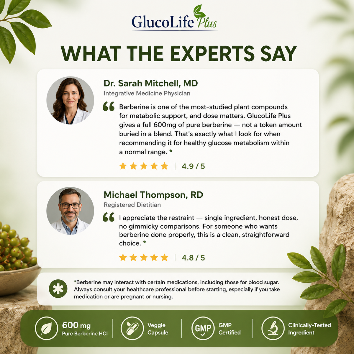 GlucoLife Plus Berberine HCI
