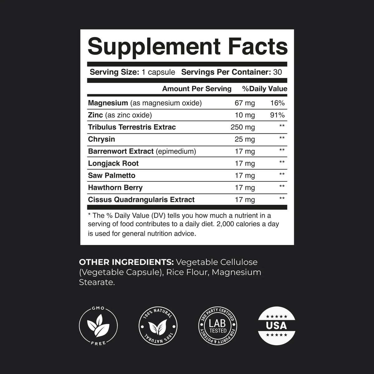 ERECTONINMD TESTOSTERONE SUPPORT COMPLEX