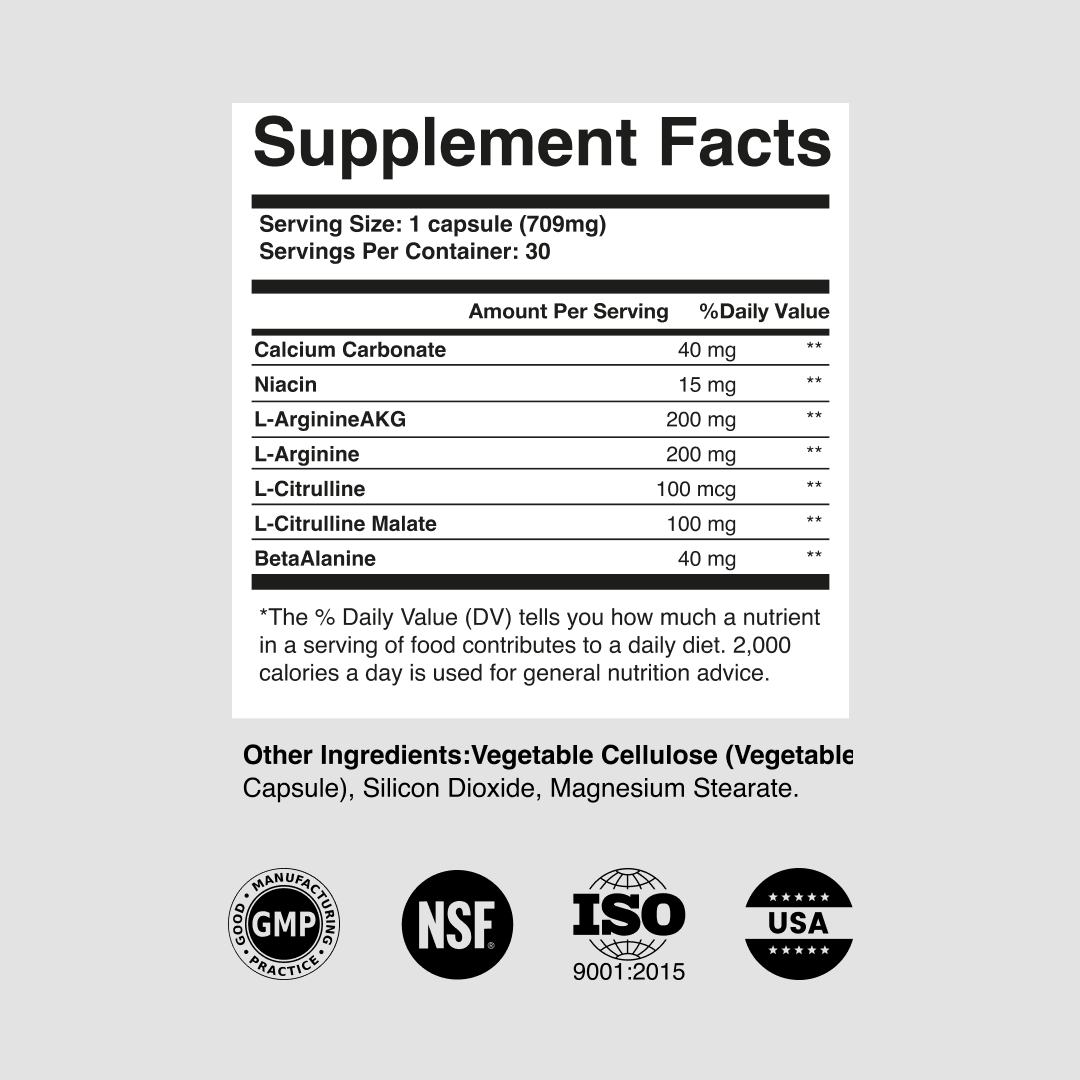 RagnarX L-Arginine Ultra Power Capsules