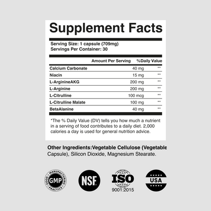 RagnarX L-Arginine Ultra Power Capsules