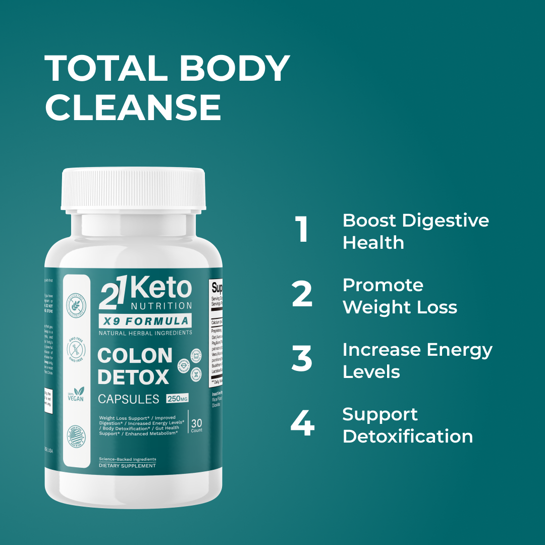 21Keto - Colon Detox Capsules