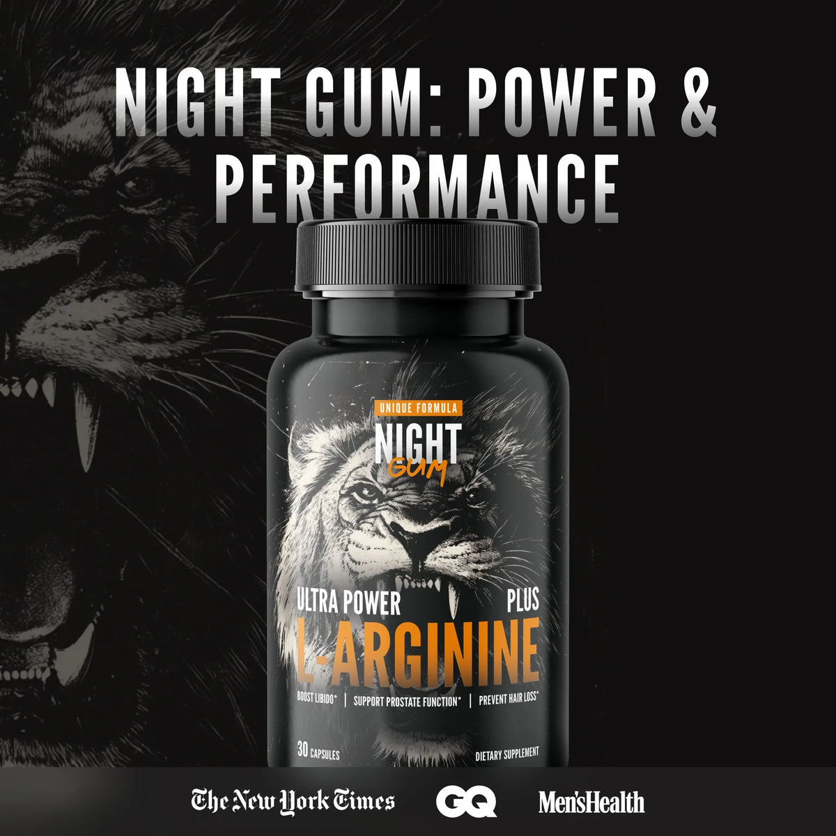 Night Gum Ultra Power L-Arginine Plus