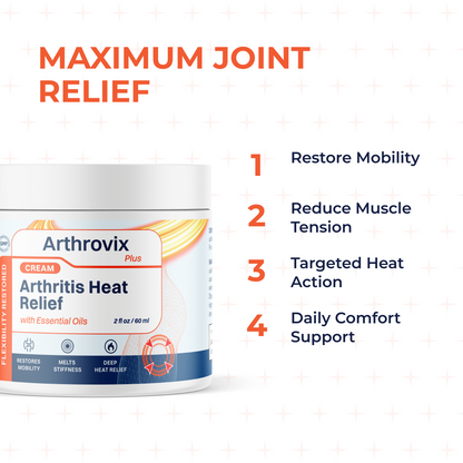 Arthrovix Plus – Arthritis Heat Relief Cream