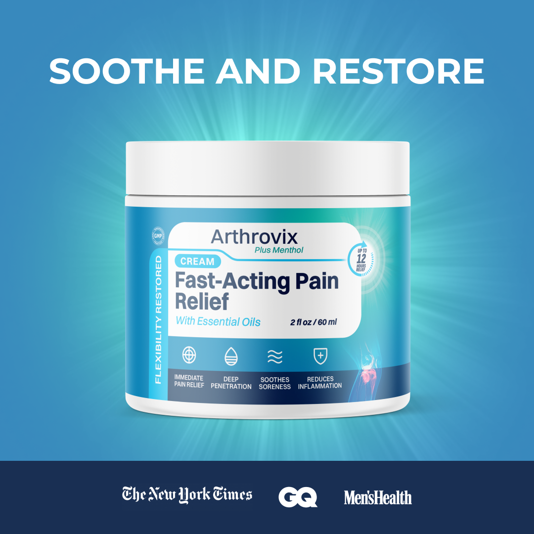 Arthrovix Plus Menthol Fast-Acting Pain Relief Cream
