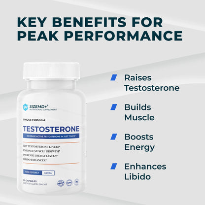 SizeMD+ testosterone support complex