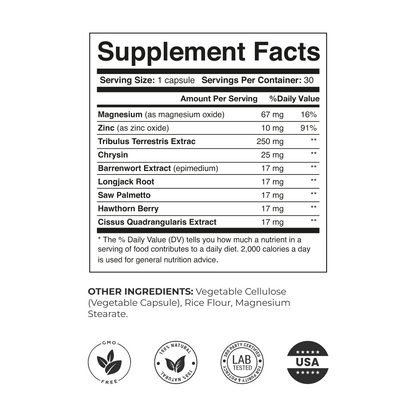ALPHALINE TESTOSTERONE SUPPORT COMPLEX