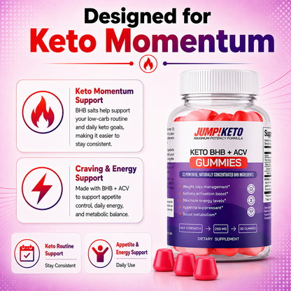 JUMP!KETO BHB + ACV Gummies